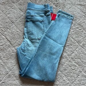 NWT SPANX Skinny Leg‎ Pull On High Rise Jeans Women's Size M